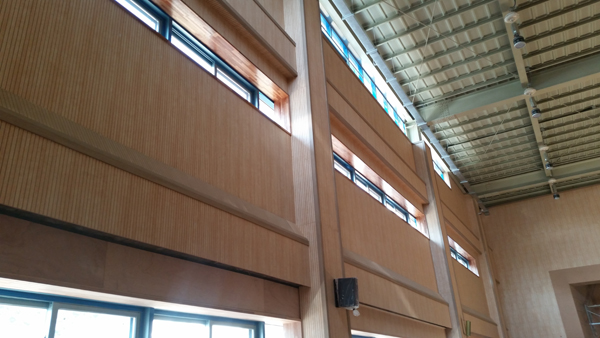 미래 세대를 위한 명료한 울림, 위례한빛중학교 다목적 강당